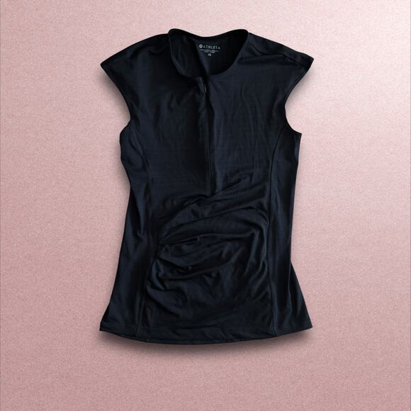 Athleta Pacifica Wrap Front Tank in Black - Picture 2 of 4